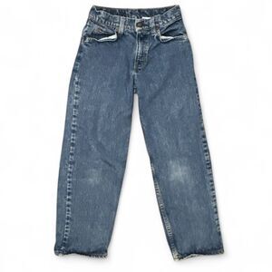 Vintage Levi's Orange Tab Jeans Relaxed Fit 550 Blue 90s Youth Sz 10 Made In USA